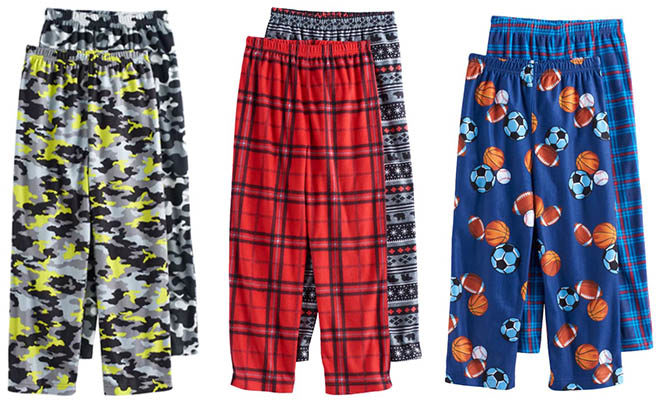 Kohl's: Boys Lounge Pants 2-Pack Just $2.24 (Regularly $32) - Only $1.12 Per Pair!