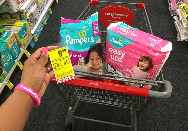 Pampers Diapers & Easy-Ups JUST $5.49 at CVS this Week (Using Just Your Phone!)