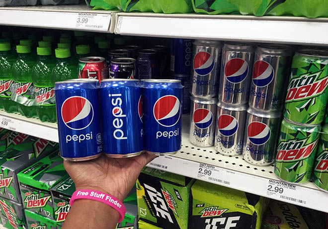 Pepsi Mini Cans 6-Pack Just $1.29 at Target (Only $0.22 Per Can!)