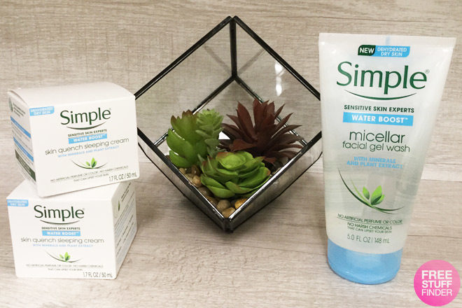Buy 1 Get 1 50% Off Simple Products at Walgreens (Plus FREE Facial Wipes!)
