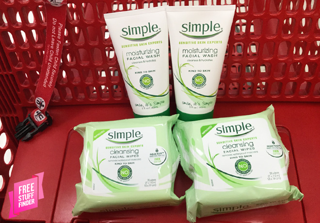 Simple Cleansing Wash & Wipes ONLY $1.74 Each at Target (Regularly $6)