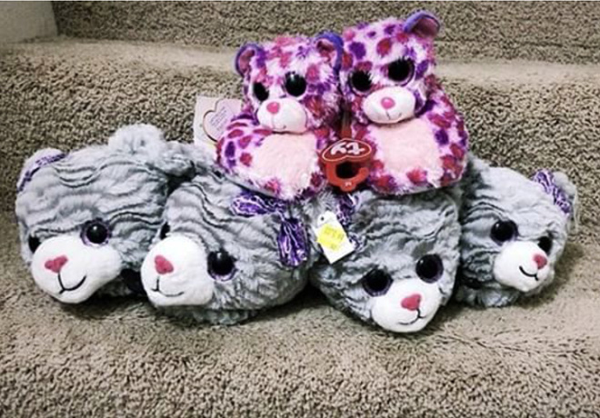 Beanie Boo Kids' Slippers, on Clearance for ONLY $1 Per Pair at Walmart (REG $12)