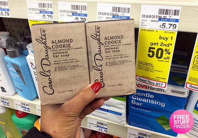 Carol’s Daughter Oatmeal Bar Soaps, Just $1.34 at CVS - Regularly $5.79 (Print NOW!)