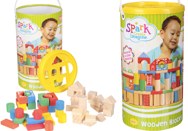 Wooden Block Playset (150-Piece), Just $9.84 + FREE Store Pickup at Walmart (Reg $20)