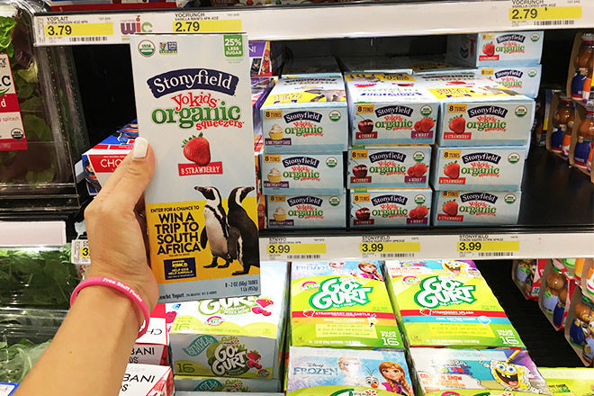 Target: All Baby & Kids Yogurt 25% Off (Stonyfield, GoGurt, HappyTot) - Today Only!