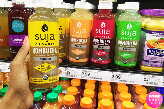 Suja Organic Kombucha Tea ONLY $0.19 at Target (Regularly $3 - Load Now!)