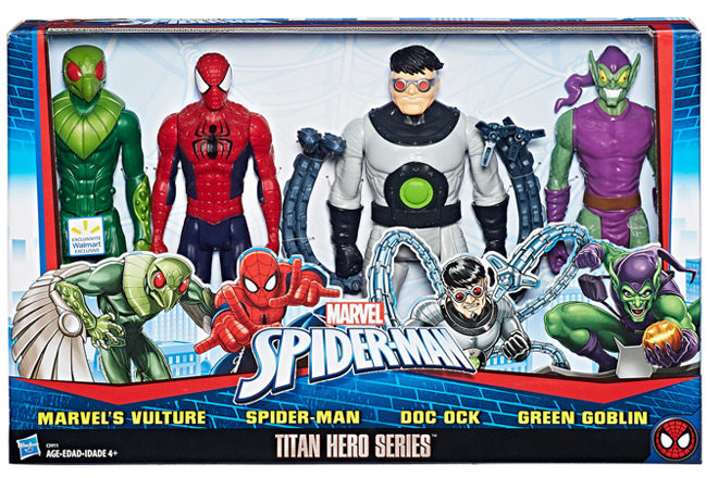 Marvel Titan Hero Series Spider-Man Figures 4-Pack Just $9.99 + FREE Pickup (Reg $30)