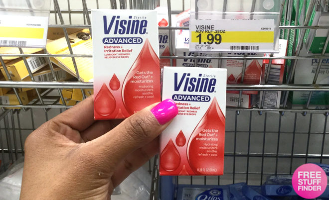 *HOT* Visine Advanced Eye Drops Only $2.39 at Target (Reg $4 - Print Coupon Now!)