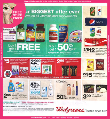 *HOT* Walgreens Ad Preview (Week 4/1 – 4/7)