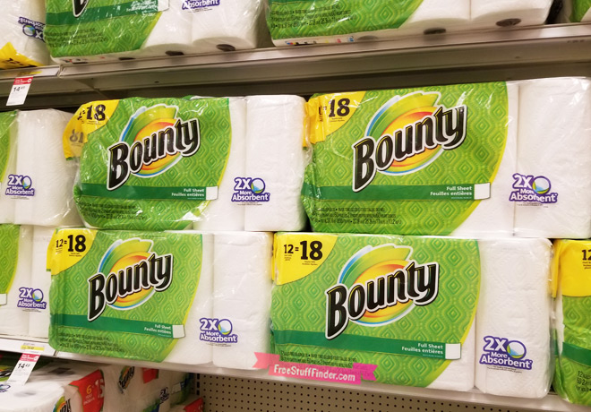 Bounty & Charmin Giant Roll Paper Towels (12-16 Pk), Only $12.64 at Target - Reg $16.29!