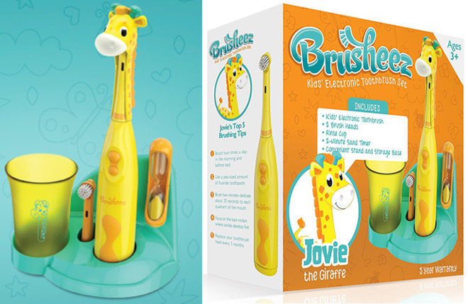 Amazon: Brusheez Kids Electronic Toothbrush Set Just $19.99 - Reg $50