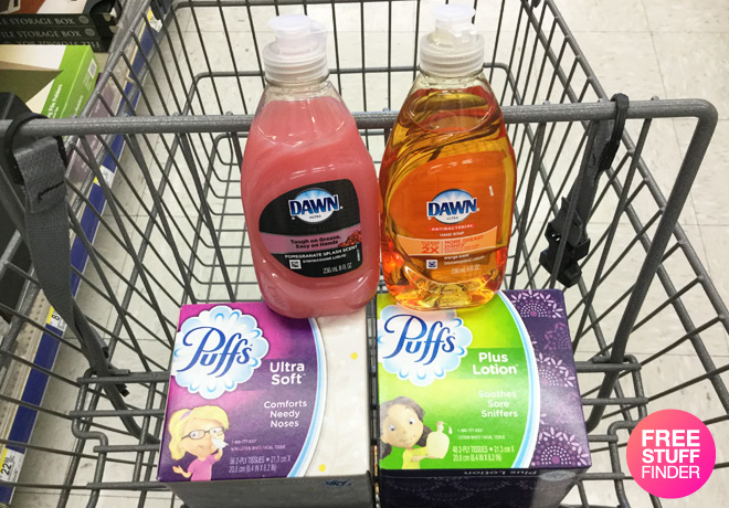 Dawn Dish Liquid & Puffs Tissues JUST $0.49 at Walgreens