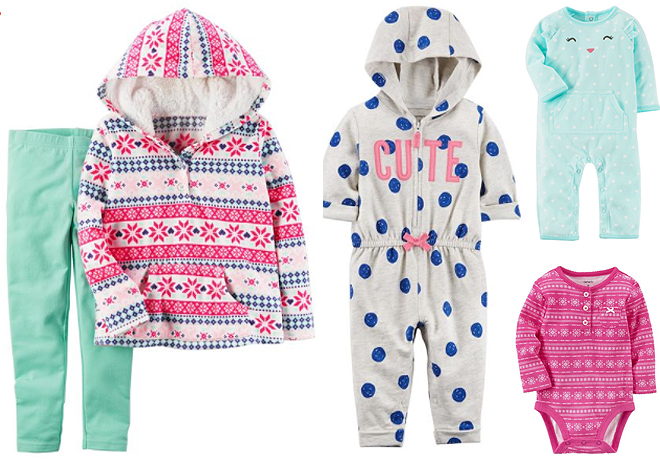 Carter’s: Fleece Jumpsuits JUST $2.99 (Reg $20) - Today Only!