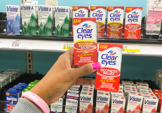 Clear Eyes Eye Drops JUST $1.41 (Reg $3.19) at Target - Through 3/25!