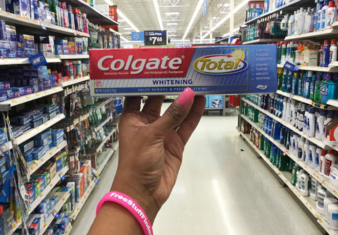 $0.96 (Reg $2.96) Colgate Total Whitening Toothpaste at Walmart