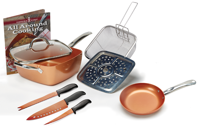 *HOT* Copper Chef 9-Piece Pan Set Only $49 (Reg. $129) + FREE Shipping