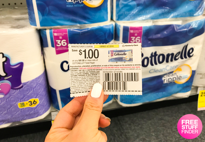 CVS: Cottonelle Bath Tissue 18-Pack for ONLY $6.38 (Regularly $16.29)