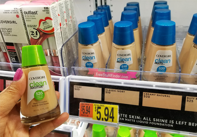 CoverGirl Clean Foundation, Just $0.97 at Walmart (Regularly $5.94 - Print Now!)