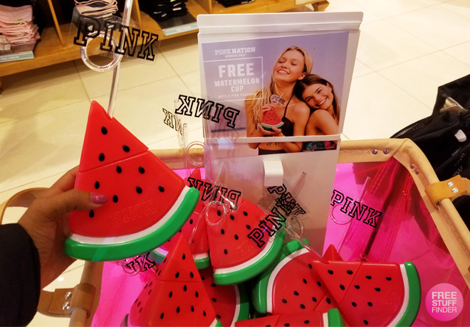 FREE Victoria’s Secret Watermelon Cup with Any PINK Purchase ($17 Value!)