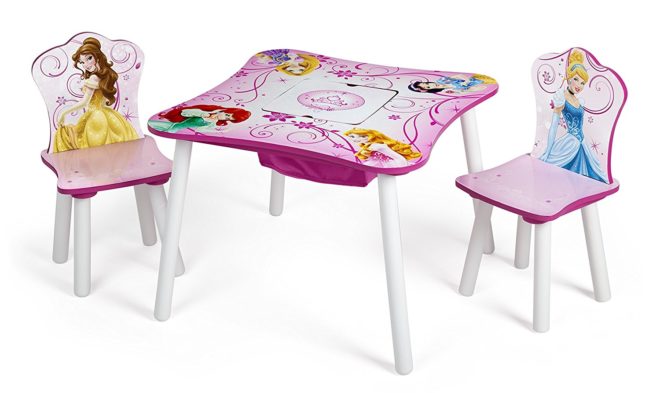 Disney Princess Storage Table & Chairs Set ONLY $39.99 + FREE Shipping - Reg $75
