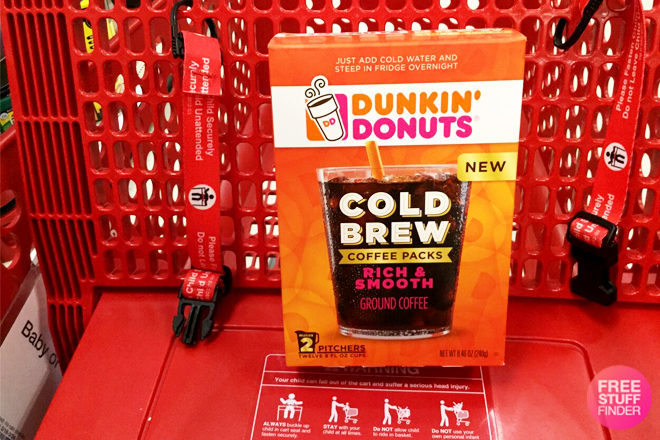 Over 50% Off Dunkin’ Donuts Cold Brew Coffee Packs at Target (No Coupons Needed!)