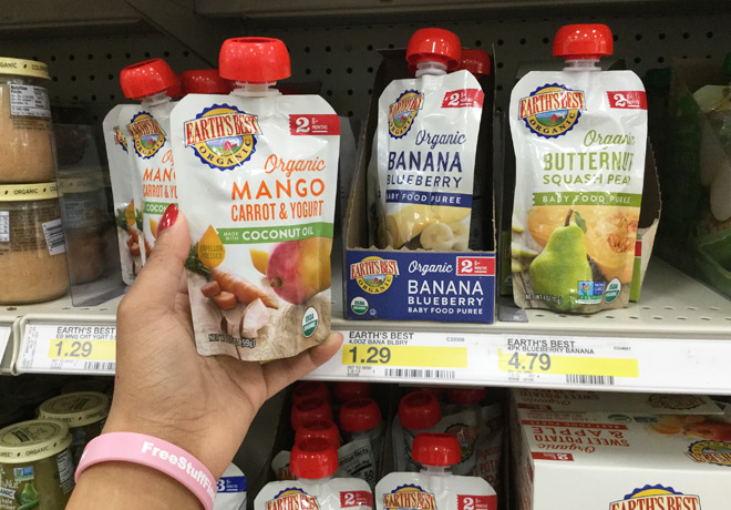 Earth’s Best Organic Pouches, Just $0.57 at Target (Print Coupons Now!)