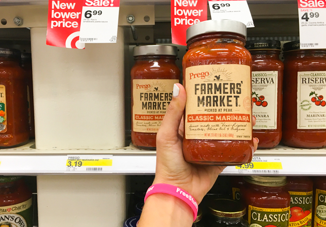 Target: Prego Farmers' Market Sauces for JUST $1.91 (Regularly $3.49)