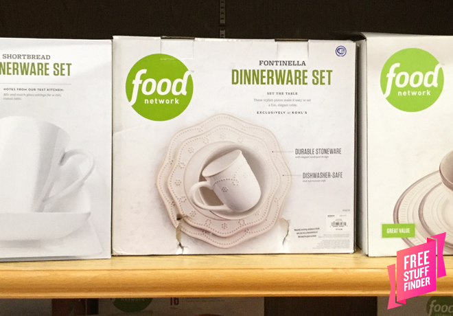 Kohl's: Food Network Fontinella 16-Piece Dinnerware Set JUST $55.99 + FREE Shipping