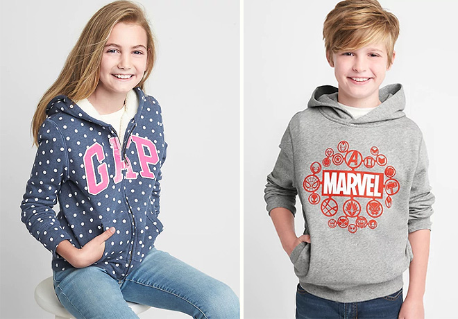 GAP: Kids Hoodies Starting at JUST $12.79 + FREE Shipping (Regularly from $30)