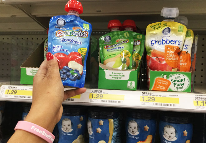 Gerber Puree 2-pack Tubs JUST $0.54 at Target (Starting 3/18)