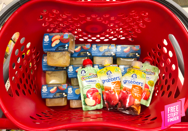 *HOT* Gerber Puree 2-Pack Tubs & Pouches ONLY $0.55 at Target