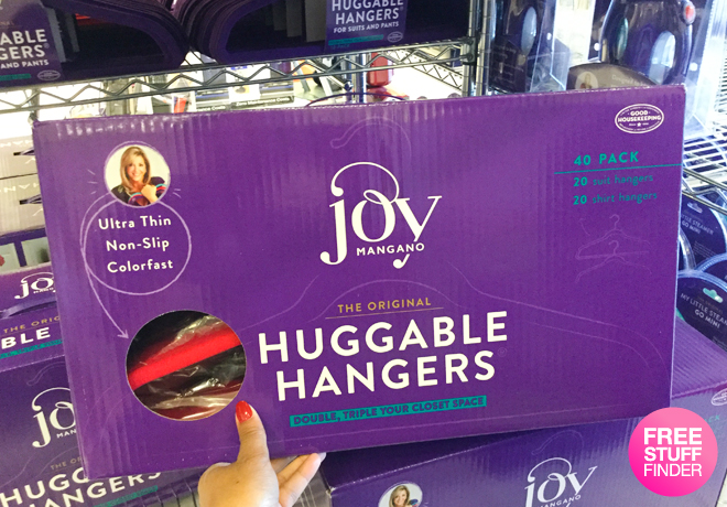 Joy Mangano 40-Piece Huggable Hanger Set Only $23.99 + FREE Pickup (Regularly $60)