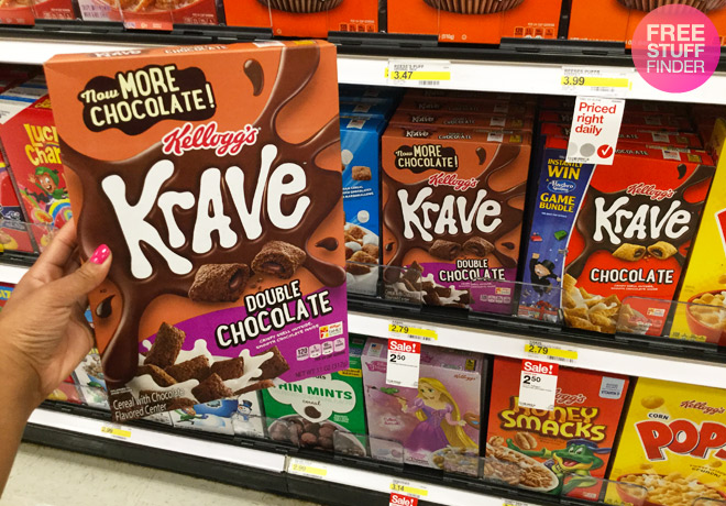 Kellogg's Krave Cereal, Only $1.20 Each (Regularly $2.79) at Target (Print NOW!)