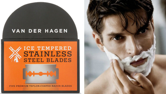 Target ONLINE: $0.48 Van Der Hagen Safety Razor Blade 5-Count - Regularly $3!