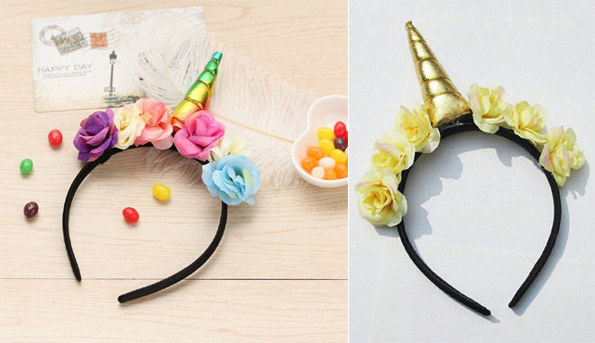 *HOT* Unicorn Rose Headbands Only $6.99 (That's 63% Off! - Today Only!)
