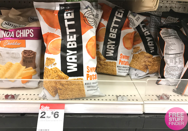 50% Off Way Better Snacks Tortilla Chips at Target (Only $2 - PRINT Now!)