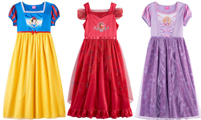 Disney Princess Girls' Dress-Up Nightgowns ONLY $14.61 + FREE Pickup (Reg $36!)