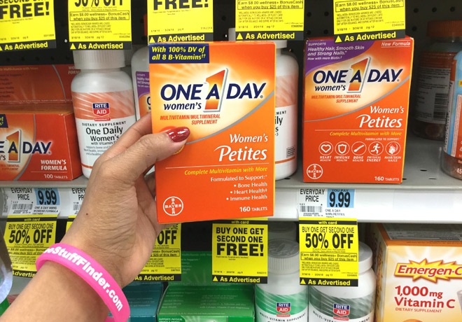 FREE One A Day Women's Multivitamins at Rite Aid + $2.04 Moneymaker