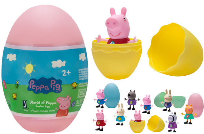 *HOT* Peppa Pig Easter Egg Action Figures Pack of 6 ONLY $13.49