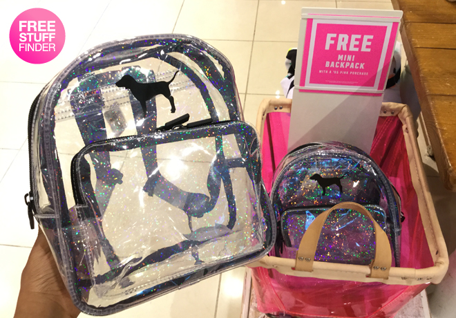 FREE Mini Victoria's Secret Backpack with $65 Purchase