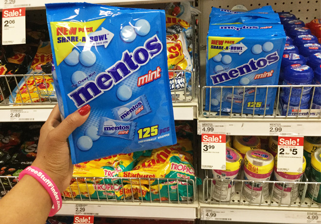 FREE FOUR Mentos Mints 125-Count Bags at Target ($19.96 Value!)