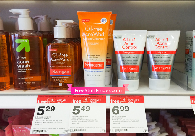 Neutrogena Acne Skin Care Products for JUST $0.96 at Target