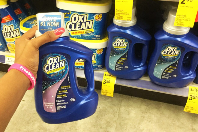 *NEW* $2.00 Off OxiClean Laundry Detergent Coupon ($1.99 at Walgreens & Rite Aid)