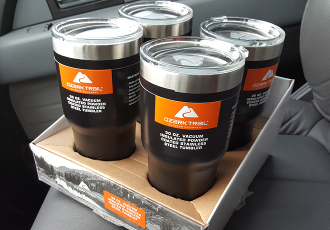 Ozark Trail 30-Oz Vacuum-Sealed Tumbler JUST $5 at Walmart - Reg $10!