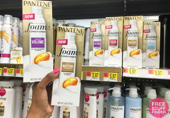 Pantene Foam Conditioner Only $2.49 at Walmart - 50% Off (Print Coupon Now)!