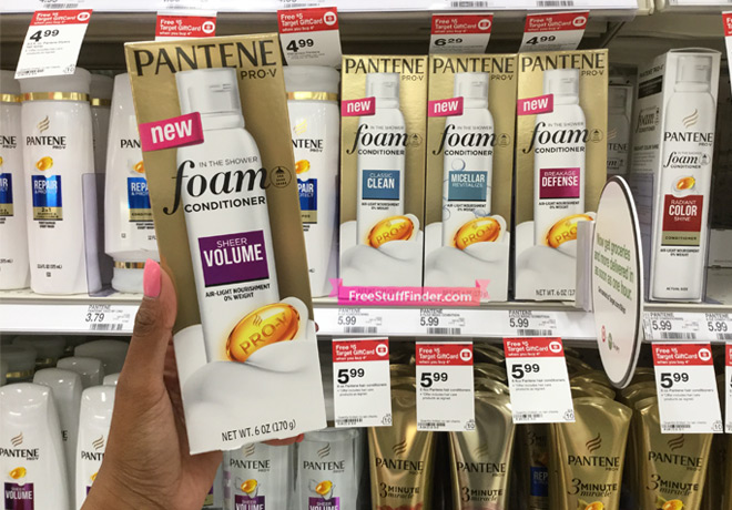 Pantene Micellar Shampoo & Foam Conditioner $2.37 Each at Target (Reg $6)