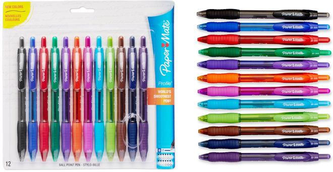 Amazon: Paper Mate 12-Count Ballpoint Pens JUST $4.62 - Regularly $17.09 (Best Price!)
