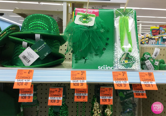 Up to 90% Off St. Patrick’s Day Clearance at Walgreens (Deals from $0.09!)