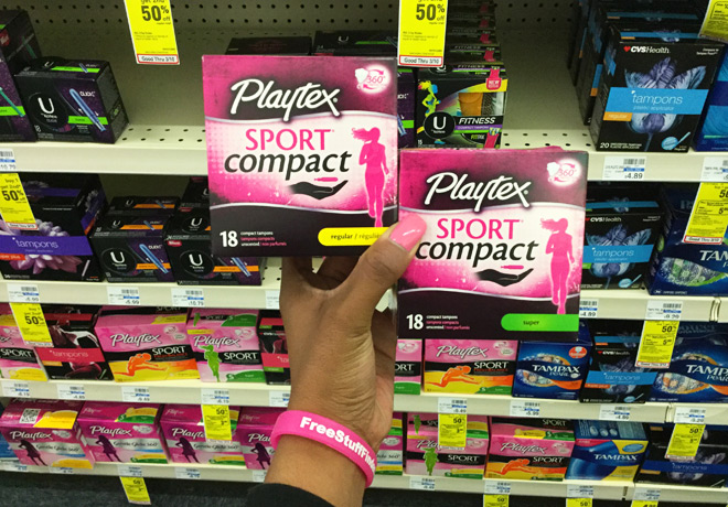 Playtex Sport Compact Tampons ONLY $1.41 at CVS - Regularly $5.29 (Print Coupon Now!)