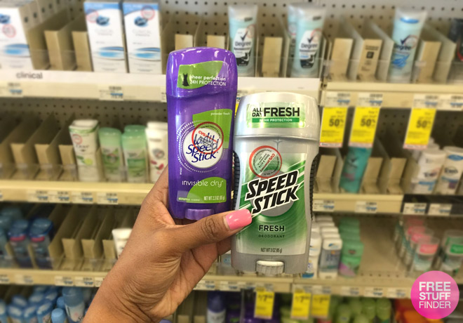 Speed Stick Deodorant for JUST $0.66 Each at CVS (Print Coupons Now!)